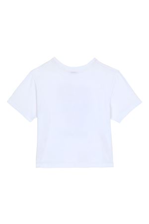 white cotton tshirt DOLCE E GABBANA KIDS | L5JTHWG7M1YW0800